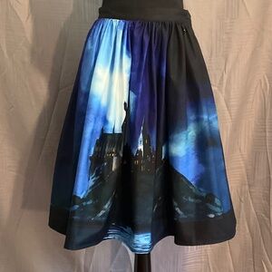 Harry Potter Hogwarts Castle Swing Skirt
